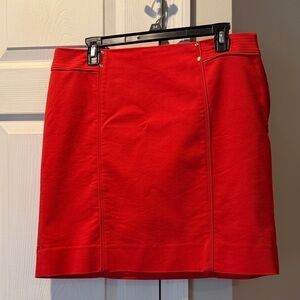 White House Black Market Scarlet Mini Skirt